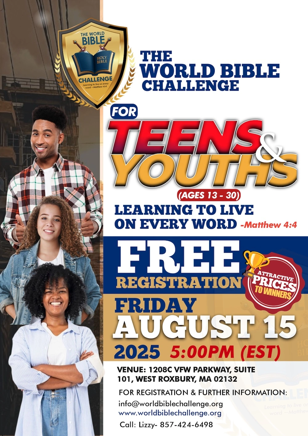 The World Bible Challenge Flyer